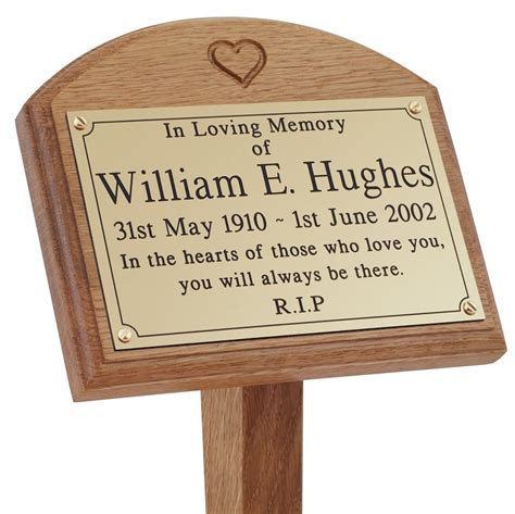 Memorial Tree Stakes, Plaque Holders, Grave …