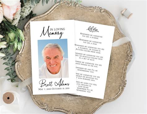 Arrives by Fri, Dec 29 Buy 100-Pack Funeral Prayer Cards, Celebration of Life Memorial Cards, Bereavement Poems for Encouragement, Comfort, Remembrance, Sympathy, Funeral Favors (2.5x4.2 In) at Walmart.com. 