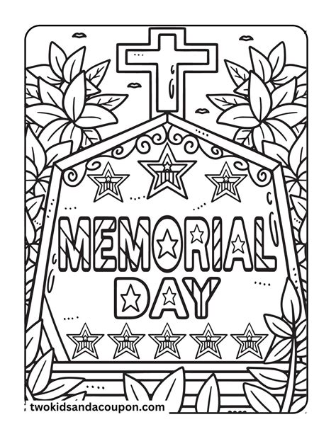 Memorial day free download and printable coloring page Collection of
