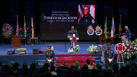 Memorial held for fallen BSFR Battalion Chief Terryson Jackson at church in Sunrise