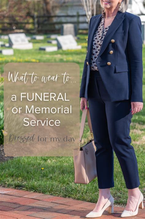 Memorial service attire.  While specific dress codes may differ, there are some general gui...