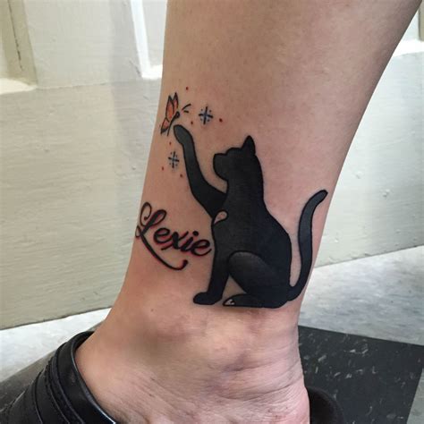 Aug 11, 2023 - Explore Peter Flanagan's board "Pet memorial tattoo" on Pinterest. See more ideas about black cat tattoos, cat tattoo, pet memorial tattoo..
