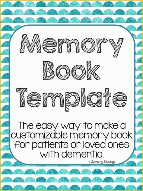 Memory Book Templates
