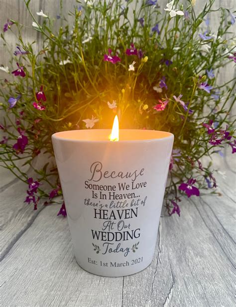 Memory Candle For Wedding