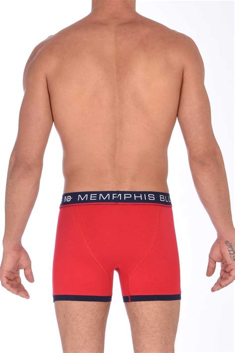 Memphis Blues Red Boxer Briefs & Navy Two-Pair Boxer Briefs Set