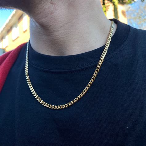 Men's 18k gold chains. Gold Chain Silver Chain for Men Boys, 18K Gold Plated Men's Necklaces Chain Cool Cuban Link Chain for Men Hip-Hop 4mm/6mm 18/20/22/24/26inch. 4.4 out of 5 stars 773. 2K+ bought in past month. Limited time deal. $11.19 $ 11. 19. Typical: $13.99 $13.99. FREE delivery Wed, Jan 3 on $35 of items shipped by Amazon. 