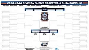 Men's Ncaa Basketball Bracket Printable