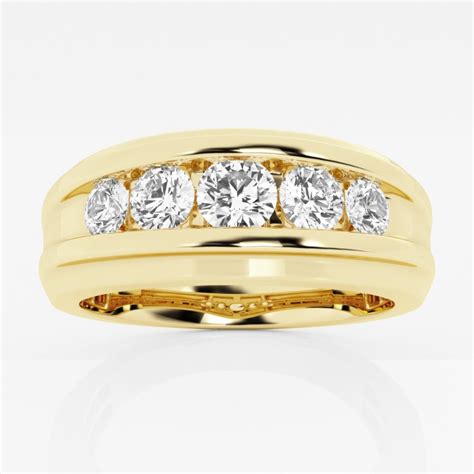 Men's Diamond Ring, Mens Wedding Band, 14K White Gold, Men's Channel Set Ring, Round 2.81 CT Diamond Ring, Spectacular Ring, Eternity Band (127) Sale Price $149.49 $ 149.49 . 