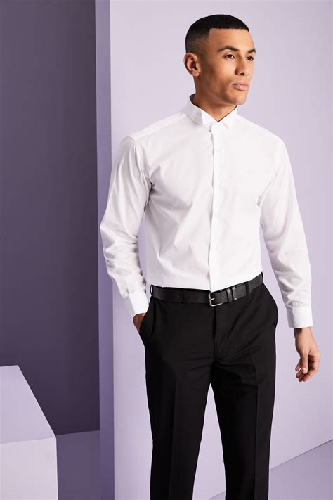 Men’s Wing-Collar Shirts M&S - Marks & Spencer