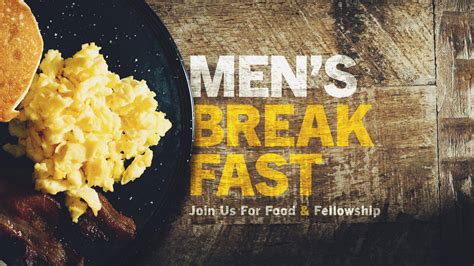 Men’s church breakfast