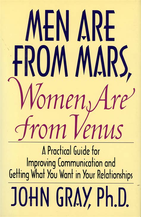 Men Are from Mars Women Are from Venus
