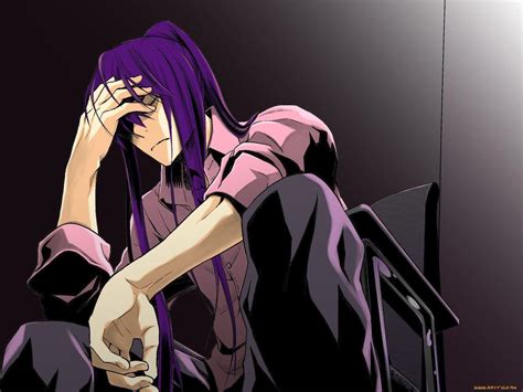 Men purple hair anime anime boys D_ GrayMan wallpaper 1600x1200