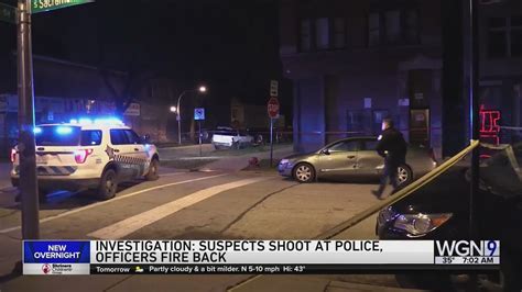 Men shoot at police, officers fire back in Marshall Square