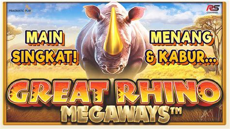 Menang main slot great rhino megaways.