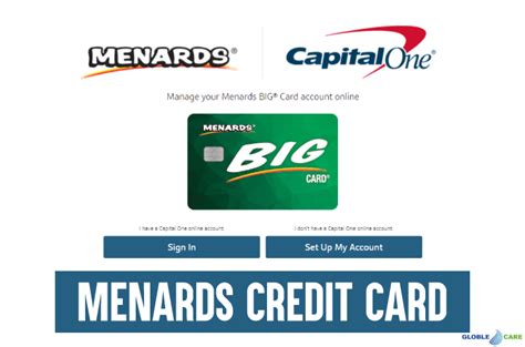 Menards established a unique payment number for the Big credit card. It can be paid by calling 1-800-871-2800. The customer must have the card and their bank account at hand. When dialing the number, an operator will assist the customer with instructions on how to pay the money. Follow the operator’s instructions and pay your card in just .... 