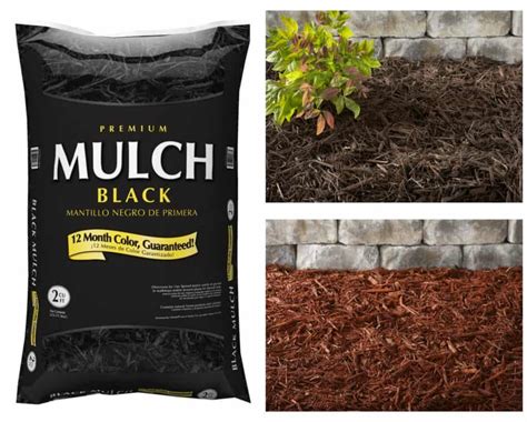 Menards bulk mulch. Discourages weed growth and helps to retain soil moisture. Avoid exposure to rain or sprinklers for 48 hrs to prevent early fading. All dyes used are pet-safe, non-toxic, environmentally friendly and biodegradable. Covers approximately 12 square feet at 2" depth. Place mulch at least 6" from building foundations and 2" from plants. 