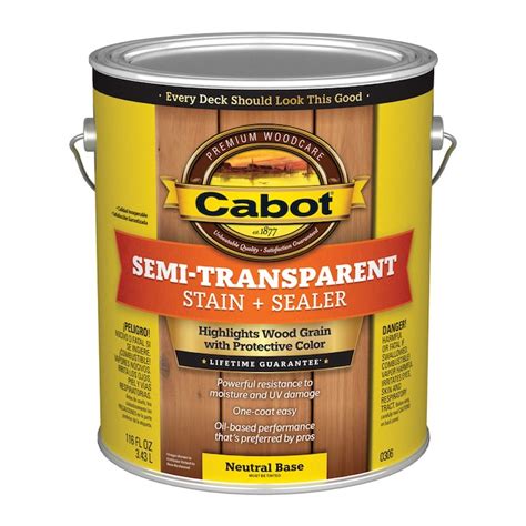 Cabot® solid color oil decking stain combines maximum color and UV protection with a tough alkyd resin. The result is a completely opaque finish that imparts lasting beauty and withstands foot traffic and wear. Use solid color oil decking stain on exterior wood decks, railings, and outdoor furniture.. 