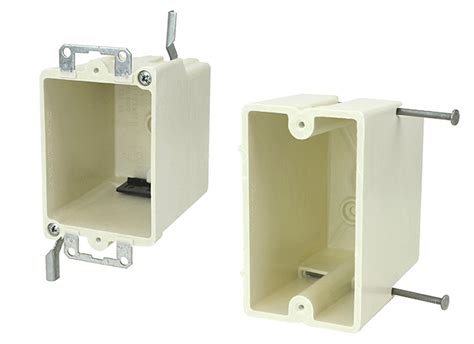 1-Gang 18 Cu.In. PVC New Work Electrical Outlet/Switch Box. Model Number: P001 Menards ® SKU: 3615100. PRICE $0.75. 11% REBATE* $0.08. PRICE AFTER REBATE* 67 ¢. each. ADD TO CART.. 