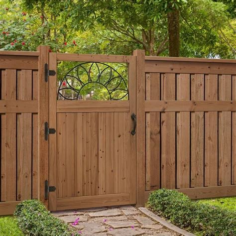 Menards garden gates. The Enchanted Garden&trade; Euro Sectional Fence Gate grants you access through your Euro Fence. This gate is built with rust resistant galvanized steel and then powder coated for increased durabiltiy and beauty. The Euro Sectional Fence Panel will provide years of containment and style to your yard. Works with 1713232 fence panel. 