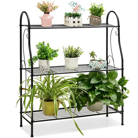  6-Tier Carbon Baking Wood Outdoor Plant Stand Plant Display Rack Multifunctional Storage Shelf. Add to Cart. Compare $ 118. 12 /box $ 131.25. Save $ 13.13 (10 % ... . 