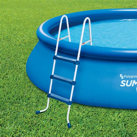 Menards pool ladder. This Little Giant® automatic submersible pool cover pump removes standing water from pool covers, and is ideal for household water transfer applications. It comes with a removable intake screen for easy cleaning and maintenance. It has a built-in handle for added portability, ease of placement, and removal. It connects to a 3/4-inch garden hose connection. It also has a integrated float ... 