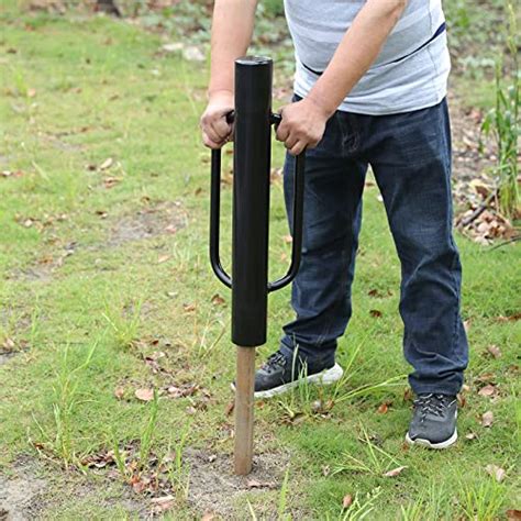 Repeat until post is buried to desired depth. Fits posts up to 2-1/2 in. Works best as a T-Post Driver or U-Post Driver, but may be used with other types of fence posts. This manual post driver is great for contractors and …. 