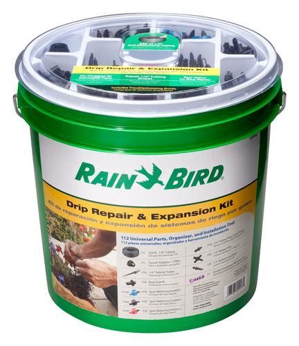 Menards rain bird drip irrigation. FE40-25S - Drip Flag Emitter, 4 GPH (pack of 25) High-flow flag drip emitter with shutoff for controlled watering of garden and landscaping plants as well as larger containers. Barbed ends for direct insertion into the side of 1/2 in. drip irrigation tubing or use in-line with 1/4 in. tubing for positioning near individual plants. 