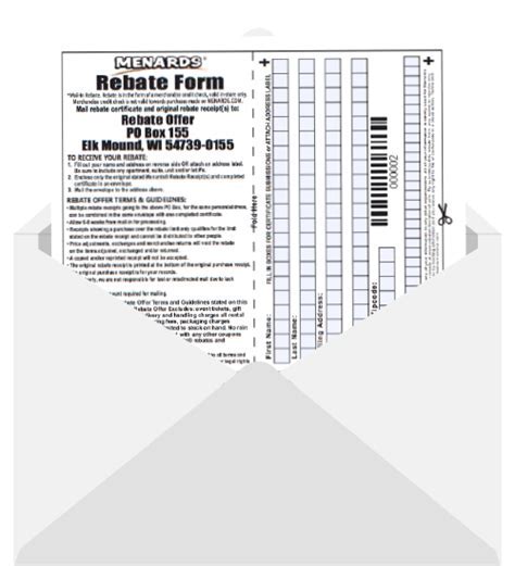 Menards rebate tracking. Fill, edit, and download Menards rebate tracking with pdfFiller, simply. Browse the library of Top Keyword forms online! ... Wisconsin sales and use tax exemption certificate check one single purchase purchaser s business name continuous purchaser s address the above purchaser, whose signature appears on the reverse ...