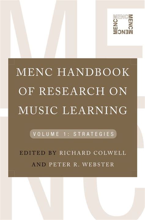 Menc handbook of research on music learning vol 1 strategies. - Naturgefuhl in goethes lyrik bis zur ausgabe der schriften 1789..