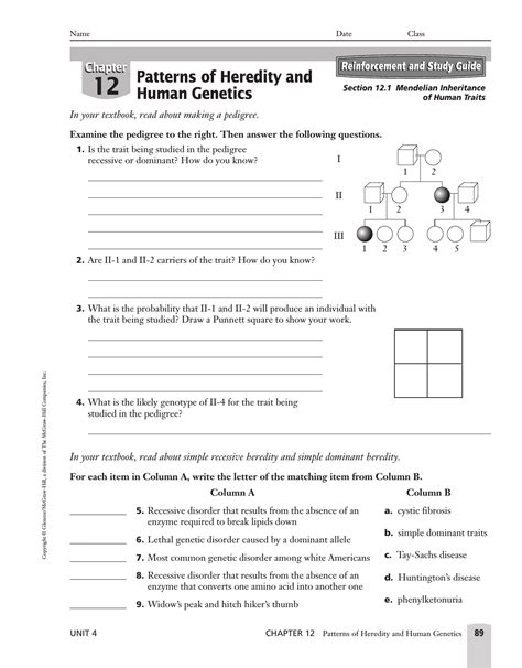 Mendelian and human genetics study guide answers. - Leçons sur les coordonnées curvilignes et leurs diverses applications.