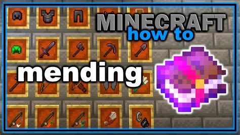 Mending Enchantment in Minecraft How to Get Use it 