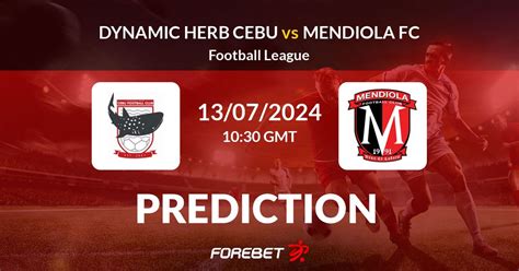 Mendiola vs Dynamic Herb Cebu match analysis, stats and H2H