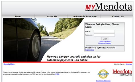 Mendota Car Insurance Pay Online