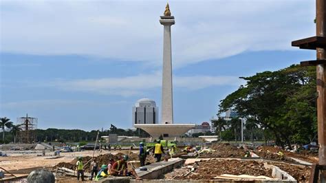 Menengok Proyek Revitalisasi Monas yang Tebang 190 Pohon