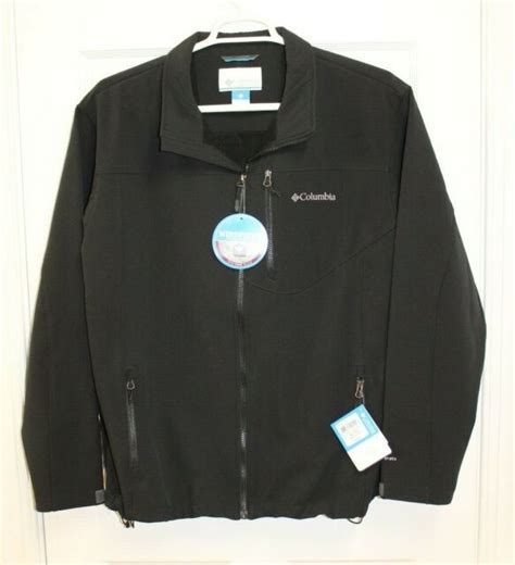 Mens Columbia Full Zip Track Jackset Size L Omni Wind Block Omni Shield …