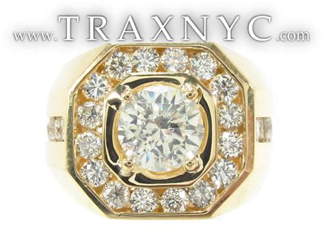 Mens Diamond Godfather Ring 1.8ct 33432 - TraxNYC