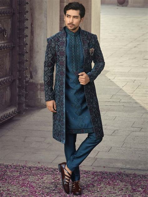 Mens Indowestern Sherwani Designs 2024, Buy Sherwani and …