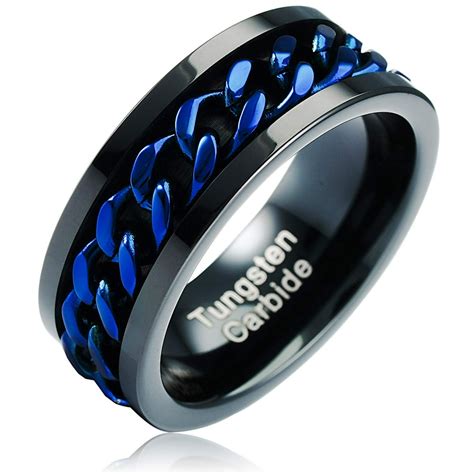 Mens Spinner Wedding Bands