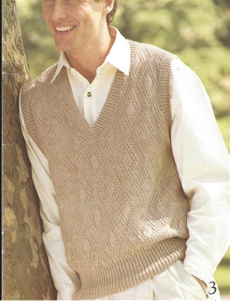 Mens Sweater Vest Pattern Free Patterns