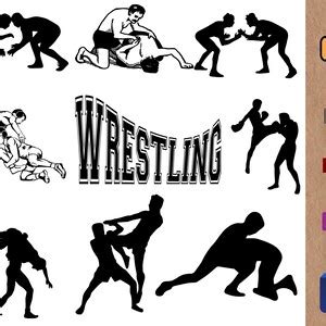 Mens Wrestling Clip Art - Etsy Australia