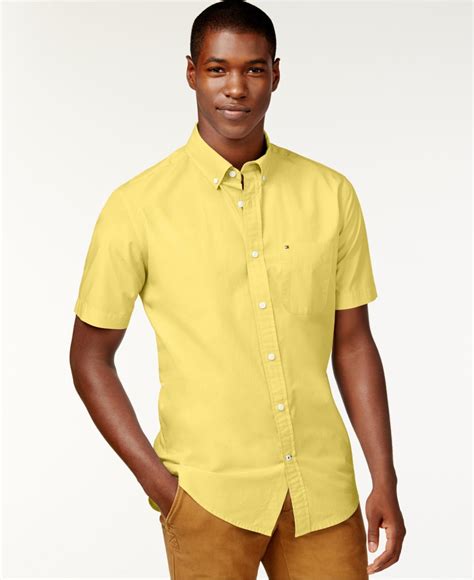 Mens Yellow Button Up Shirts Kohl