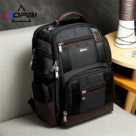 Mens backpack business. Large Capacity & Expandable:20 X 13.6 X 6+2 inch. This travel backpacks flight approved has 1 main compartment with elastic retention straps on the inside and a large mesh zipper pocket that can keep 3-4 day clothes (depends on your packing way) This backpack for men can become bigger or smaller via 2 straps on either side and a zipper compression … 