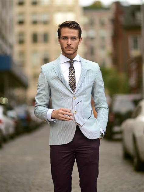 Mens summer cocktail attire. Todd Snyder specifically makes ones that are lightweight, stretchy, well-fitted, and look dapper for formal weddings but still nonchalant enough for casual ones. (Also available in black, navy ... 