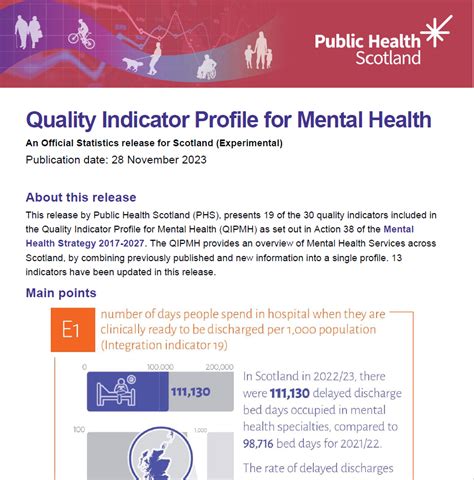 Mental health quality indicator profile