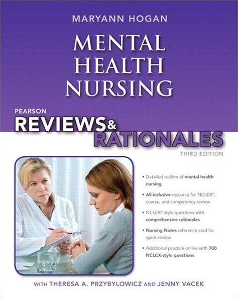 Read Online Mental Health Nursing Reviews  Rationales By Mary Ann Hogan
