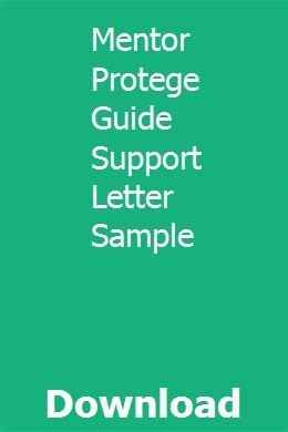 Mentor protege guide support letter sample. - Elementos de hygiene, ou dictames theoreticos, e practicos para conservar a saude, e prolongar a vida.