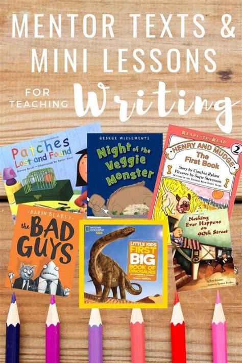 Mentor texts for writing lessons