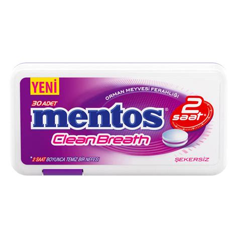 Mentos Clean Breath Orman Meyvesi Ferahlığı 30 Adet …