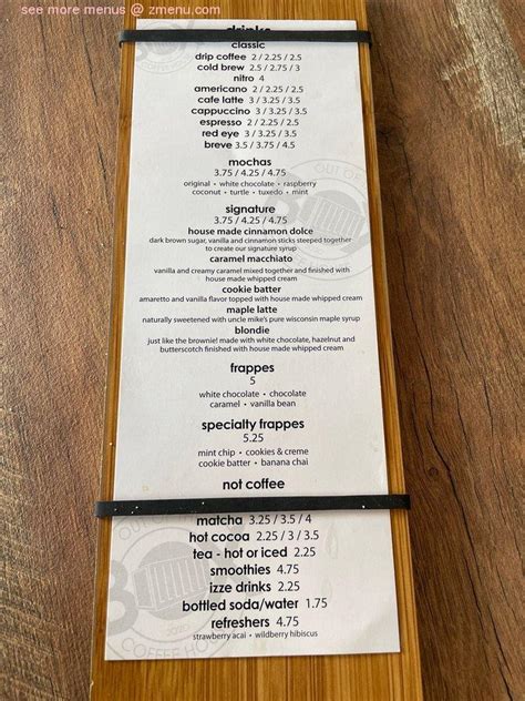 Menu — Out of the Box Coffee House