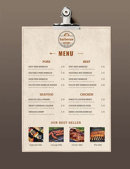 Menu 25+ Free Templates in PDF MS Word Excel PSD AI Publisher Pages Free